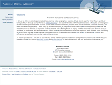 Tablet Screenshot of dorvallaw.com